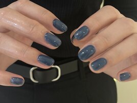 ネイビーネイル　パラジェル