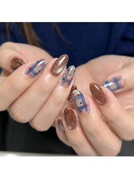 チェックネイル