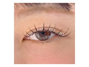 まつ毛・眉毛サロン Nat's/【エクステ】タレ目デザイン