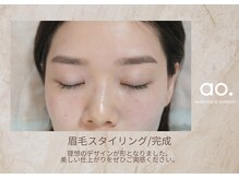 アオ おもろまち(ao.)/～眉毛スタイリング/完成～