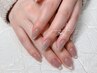 1番人気!透明感ちゅるん【ジェルネイル】マグネット&フラッシュネイル¥8000