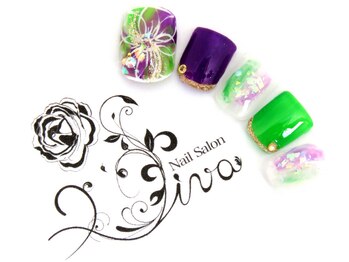 ネイルサロン ディーバ ギンザ(Nail salon Diva GINZA)/グリーンフラワ-9500