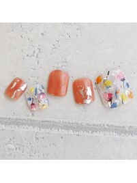 ボタニカルフラワーネイル