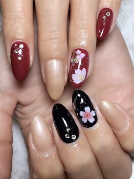 桜×アシメカラー