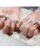 ヘアーゼロネイル(HAIR ZERO nail)/夏ニュアンス