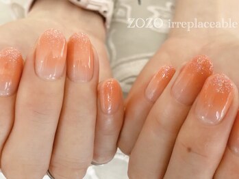 ゾゾ イリプレッセブル(ZOZO irreplaceable)/ジューシーなオレンジネイル*