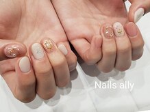 ネイルズアリー 立川店(Nails ally)/ドライフラワー×ワイヤーART