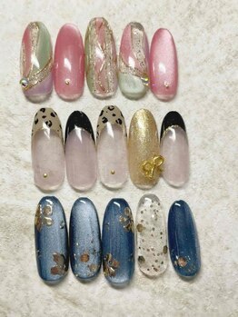 アンド 古河店(&)の写真/【新スタッフによる定額デザインコースを複数ご用意♪】平日限定のお得なクーポンも要チェック★