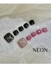 【NEW】Foot　ベース２色の　レースネイル　￥5500
