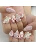 【ゴテゴテ好きはコレ♪】パーツ盛り放題★ゴテゴテジェルネイル　￥8500