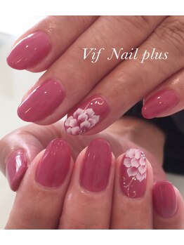 ヴィフネイルプラス(Vif Nail plus)/フラワーネイル