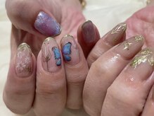 ネイルズ ララ(nails Lala)/蝶々。