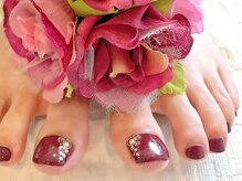 ブリエカドー(Briller Cadeau)/レッドネイル（フット）