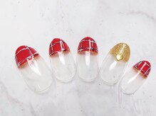 ネイルプラータ(Nail Plata)/チェックネイル【7780】