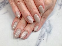 ネイルアトリエルカ(nail atelier LUCA)/M-224 大人可愛いプリーツネイル