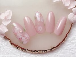 桜咲くネイル