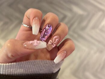 シェリーラメール 原宿店(cherie la mer)/リボンネイル