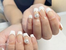 ネイルサロン イントゥ(into_)/シンプル　フレンチ　大人ネイル