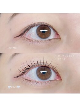 ヘアーサロン ニコ(2CO)/lash lift 上下