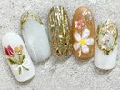 春 フラワーネイル