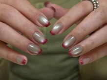 ハイネイル 池袋(Hi nail)/マグネット+カラーグラデ