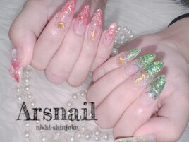 ラメグラデーション