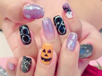 トリーシア(Nail & Beauty Salon Tri-xia)/スカルプフラワーネイル