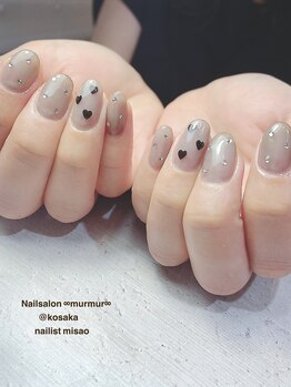 プライベート ネイルサロン マーマ(murmur)/シースルーネイル
