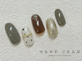 211. ラメ ブラウン ミラー