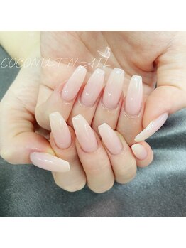 ココナッツネイル/ワンカラーネイル