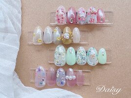 押し花ネイル　お花ネイル