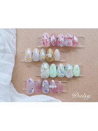 押し花ネイル　お花ネイル