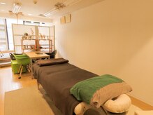 ながさき整骨院の雰囲気（貸切ですので、周りを気にすることなく施術を受けて頂けます）