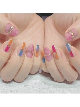 エムネイル(eM nail)/モヘアピンク