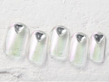 ジェミーネイル エビス(Jemiy nail ebisu)/クリアハートホロ6980yen