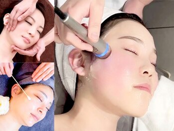 アンドグレイスプラス 恵比寿(&Grace+)の写真/【ドクターサポート★小顔と美肌のW効果】韓国と同じ技術で小顔講師の小顔強力LDM◆肌活性で韓流小顔へ◎