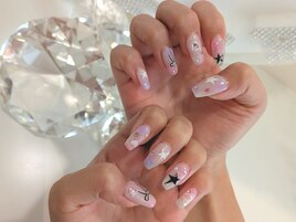 パープルピンクネイル