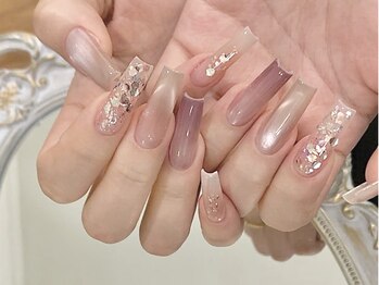 めぐみのネイルサロンの写真/折れにくく浮きにくい！長持ちとリピーター様続出！何度でもジェルスカルプワンカラー(長さだし)12800円～