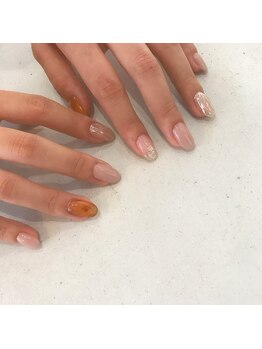 アンバー(Amber)/ミラー×べっこうアート☆