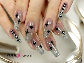 ネイリックス アヴェニール(NAILX avenir)/クリアブラック韓国