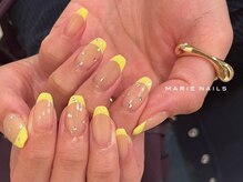 マリーネイルズ 心斎橋店(MARIE NAILS)/新規様¥9,900 黄色 0424e