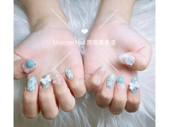 ユニコーンネイル 原宿表参道(unicorn nail)/10本お持ち込みデザイン