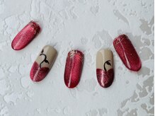 コエル(coel)/アンティーク×林檎ネイル