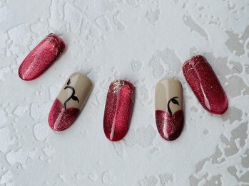 コエル(coel)/アンティーク×林檎ネイル