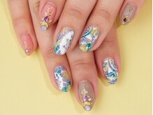 ネイルサロン ドレリッチ 大宮店(drerich)/エスニックレースネイル