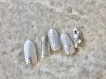 ララバイ 吉祥寺店(LULLABY)/冬のホワイトネイル