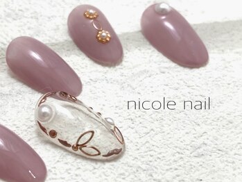 ニコルネイル(nicole nail)/H1151 Leaf ¥10000