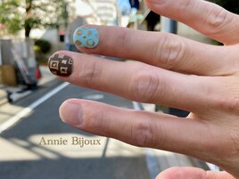 ＊square motif nail＊