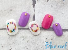 ネイルアンドまつげエクステ ブルーリーフ 四谷三丁目店(Blue Reef)/ドライフラワーネイル