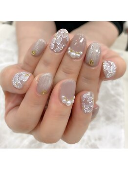 ネイルサロン クール(Nailsalon Coeur)/スモーキーネイル